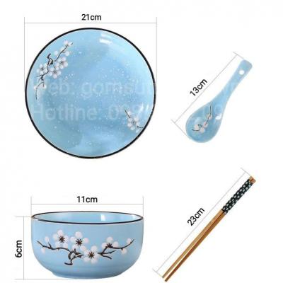 BỘ BÁT ĐŨA BĂNG MAI 4 MÀU